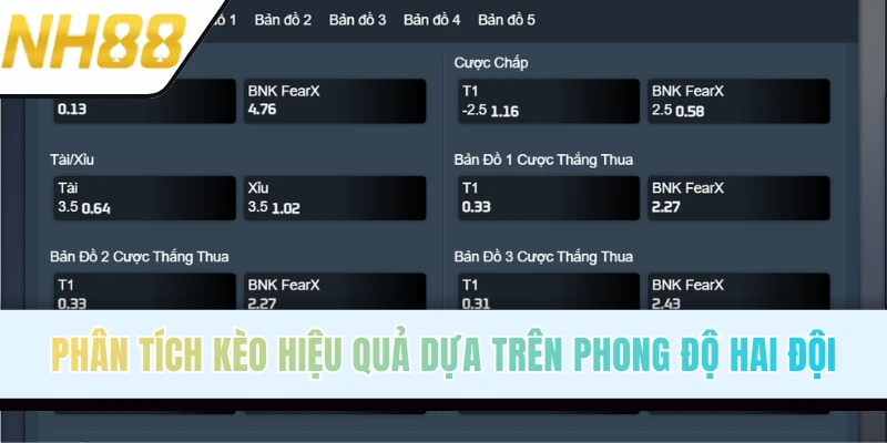 Dự đoán kèo LoL hiệu quả bằng phong độ các đội