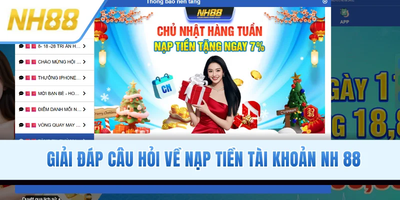 Giải đáp câu hỏi về nạp tiền tài khoản NH 88