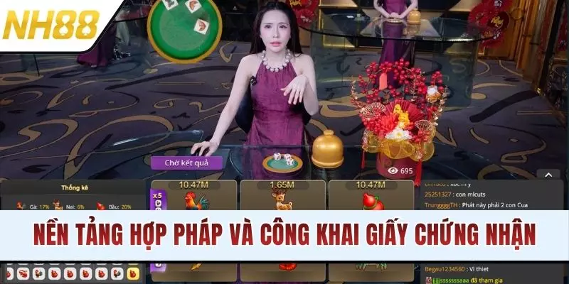 Nền tảng hợp pháp và công khai giấy chứng nhận