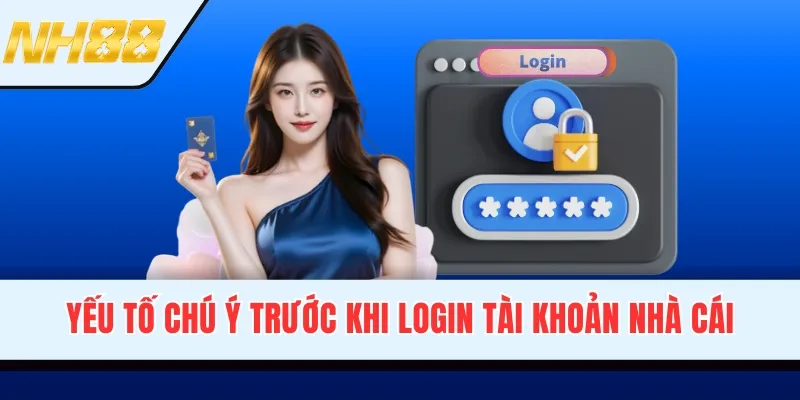 Yếu tố chú ý trước khi login tài khoản nhà cái